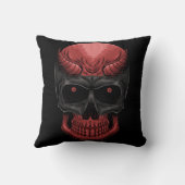 ホラーハロウィーンスカル クッション (裏面)