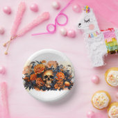 ホラーハロウィーンスカル ペーパーボウル (パーティー)