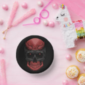 ホラーハロウィーンスカル ペーパーボウル (パーティー)