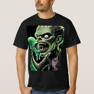 ホラーハロウィーンゾンビ食べ物を与えー:私の肉 Tシャツ