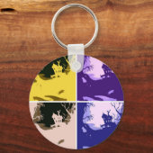 ホラーハロウィーンハウス キーホルダー (正面)