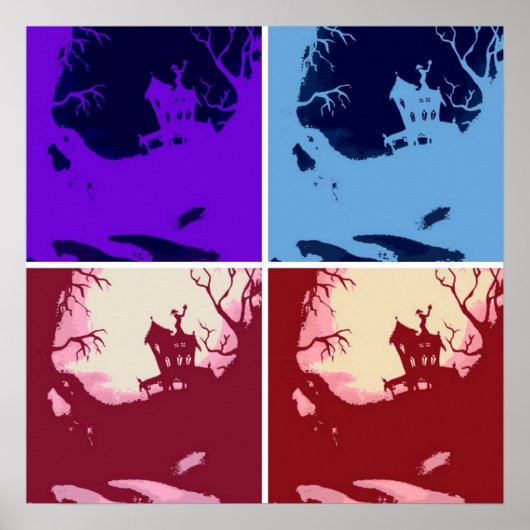 ホラーハロウィーンハウス ポスター (正面)