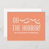 ホラーハロウィーンハガキ ポストカード (正面/裏面)