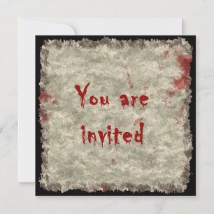 ホラーパーティの招待状 招待状