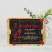 ホラーブラッド(ばちゃばちゃ)跳ねる幽霊のよく出るハウスパーティーチケット 招待状 (スタンド正面)