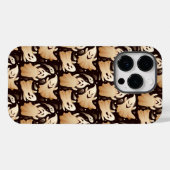 ホラーブー幽霊ハロウィンパターン Case-Mate iPhoneケース (裏面 (横))