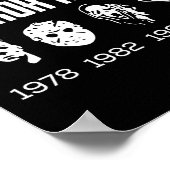 ホラーマスクの歴史レイジーハロウィーンのコスチュームFac ポスター (角)