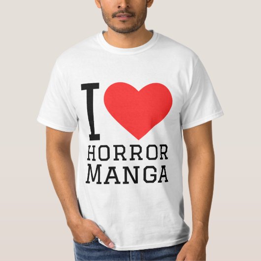 ホラーマンガ Tシャツ (正面)