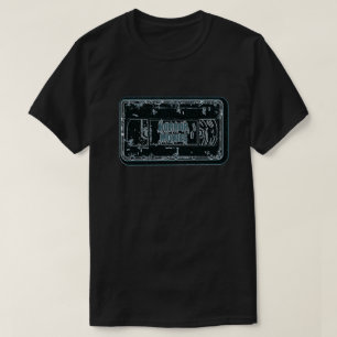 ホラームービー – ビデオカセットブルーグレー Tシャツ