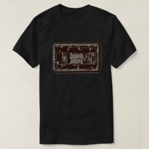 ホラームービー – ビデオカセット赤グレー Tシャツ