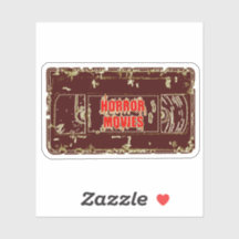 ホラームービーVHSブラックイエロー