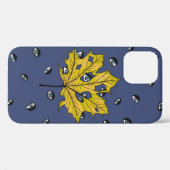 ホラーリーフ不気味な植物芸術 Case-Mate iPhoneケース (裏面 (横))