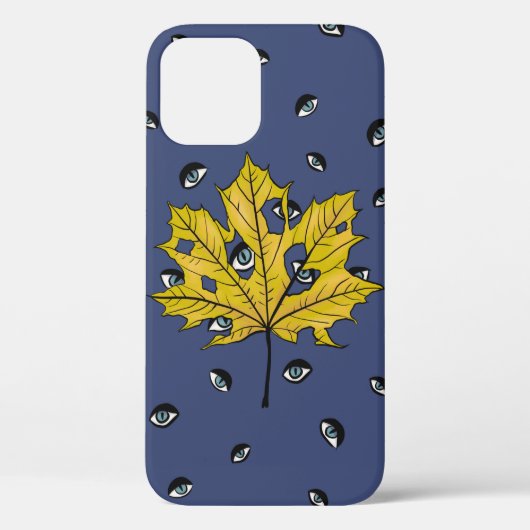 ホラーリーフ不気味な植物芸術 Case-Mate iPhoneケース (裏面)
