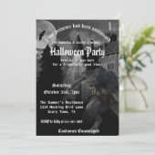 ホラーワーウルフ幽霊のよく出るハウスハローウィンパーティ 招待状 (スタンド正面)