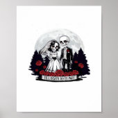 ホラーヴァレンティーンズデイスケルトカップル死亡D ポスター (正面)