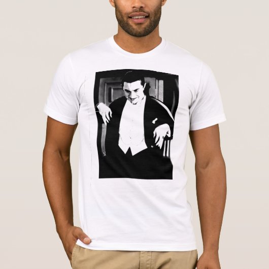 ホラーヴィンテージ映画のシャツ Tシャツ (正面)