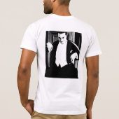 ホラーヴィンテージ映画のシャツ Tシャツ (裏面)