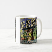 ホラーヴィンテージ漫画ブックデザインコーヒーマグカップ コーヒーマグカップ (正面右)