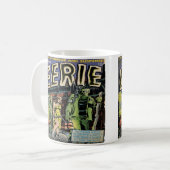 ホラーヴィンテージ漫画ブックデザインコーヒーマグカップ コーヒーマグカップ (正面左)