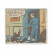 ホラーヴィンテージ漫画漫画本愛好家1960s シール (正面)