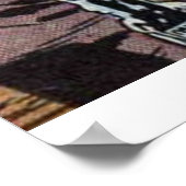 ホラーヴィンテージ漫画70s |クラシックとレトロ ポスター (角)