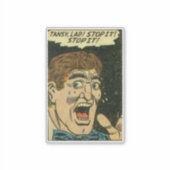 ホラーヴィンテージ漫画 |クラシック漫画 シール (正面)