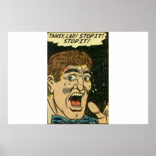 ホラーヴィンテージ漫画 |クラシック漫画 ポスター (正面)