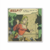 ホラーヴィンテージ漫画 |黄金時代の漫画書 シール (正面)