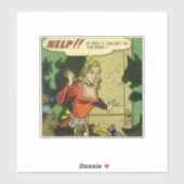 ホラーヴィンテージ漫画 |黄金時代の漫画書 シール (シート)