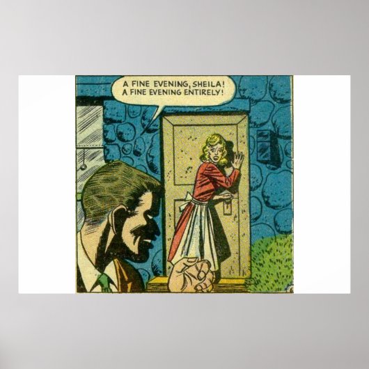 ホラーヴィンテージ漫画 |黄金時代 ポスター (正面)