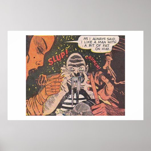 ホラーヴィンテージ漫画 | 1960sレトロ漫画書 ポスター (正面)