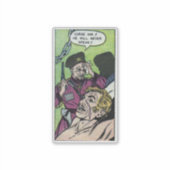ホラーヴィンテージ漫画 | 60sレトロ漫画書 シール (正面)