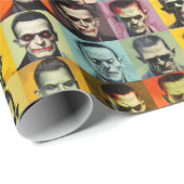 ホラー万華鏡のように千変万化するパターンポートレート包装紙 ラッピングペーパー (ロールコーナー)