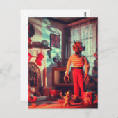 ホラー不気味クリスマス ポストカード (正面/裏面)