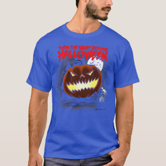 ホラー不気味ハロウィーンパンプキン引用文 Tシャツ