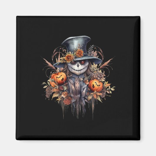 ホラー不気味ハロウィーン幽霊 マグネット (正面)