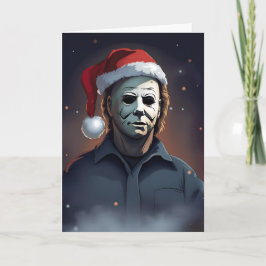 ホラー不気味フィルムのクリスマスカード カード