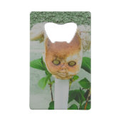 ホラー人形の頭 クレジットカード栓抜き (裏面)