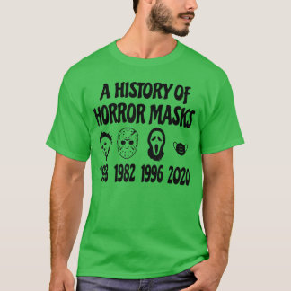 ホラー仮面の歴史友達 Tシャツ