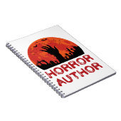 ホラー作家作家の小説家の怖い物語 ノートブック (右側)