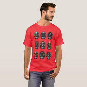ホラー便座 モンスタースケルトン パック ボーイ Tシャツ (正面フル)