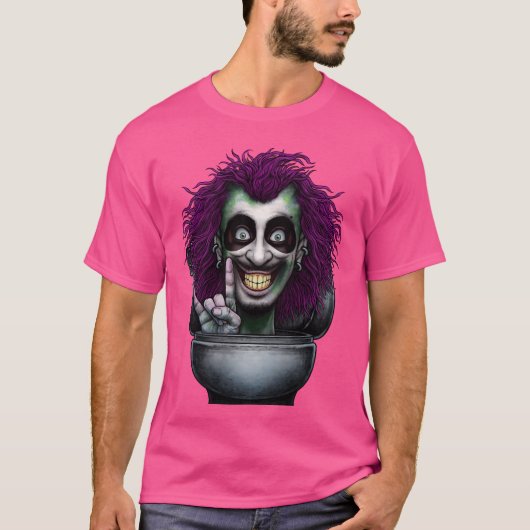 ホラー便座 モンスター 26の仲間たち Tシャツ (正面)