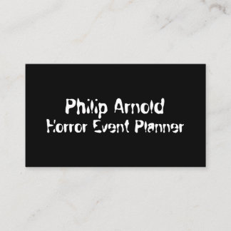 ホラー名刺 名刺