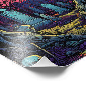 ホラー墓地 フォトプリント            (角)