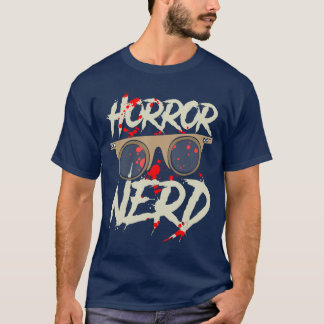 ホラー好きのためのホラー映画ガール Tシャツ