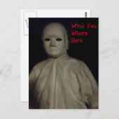 ホラー姿ウィッシュここにハガキ ポストカード (正面/裏面)