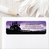 ホラー幽霊のよく出るハウスハロウィーン差出人住所ラベル ラベル (インサイチュ)