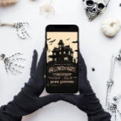 ホラー幽霊のよく出るハウスハローウィンパーティ 招待状