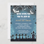 ホラー幽霊のよく出るハウスハローウィンパーティ 招待状 (裏面)