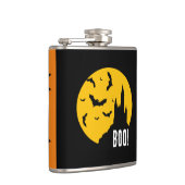 ホラー幽霊のよく出るハロウィーンキャッスルビニール包まれたフラスコ フラスク (右)